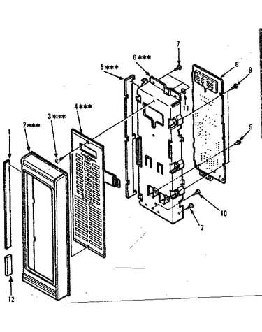 Control panel parts