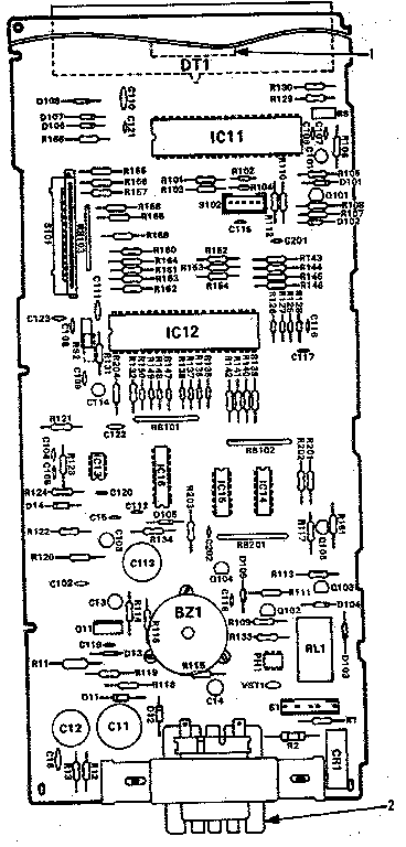 POWER AND CONTROL CIRCUIT BOARD 12988