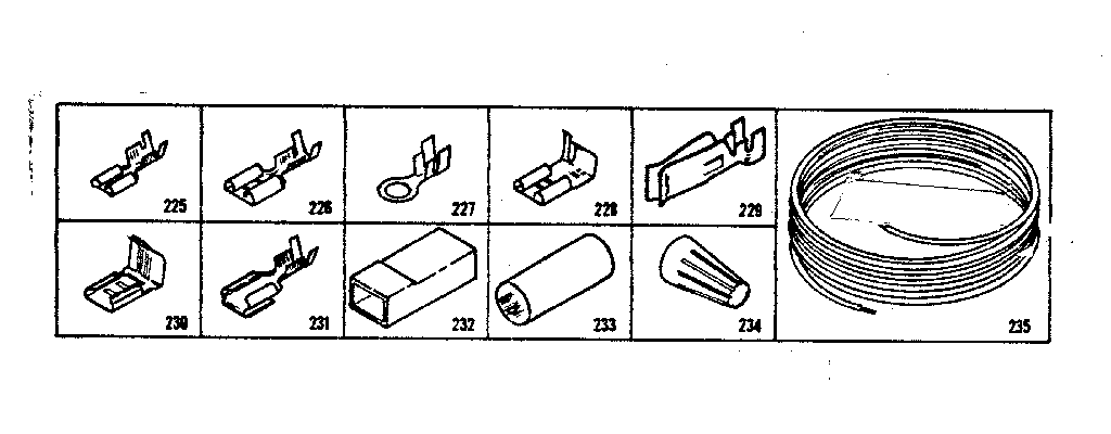 Wiring and wiring terminals
