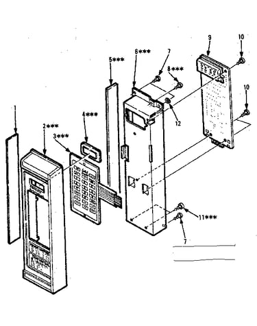 Control panel parts
