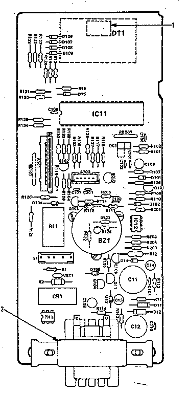 POWER AND CONTROL CIRCUIT BOARD