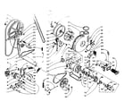 Kenmore 1105810852 machine drive diagram