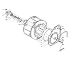 Kenmore 1105810802 cylinder and hub diagram