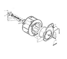 Kenmore 1105810812 cylinder and hub diagram