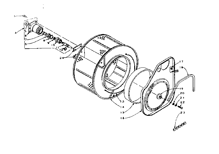 Cylinder and hub