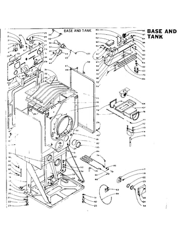 Base and tank