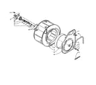 Kenmore 1105810950 cylinder and hub diagram