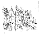 Kenmore 1105810952 machine drive diagram