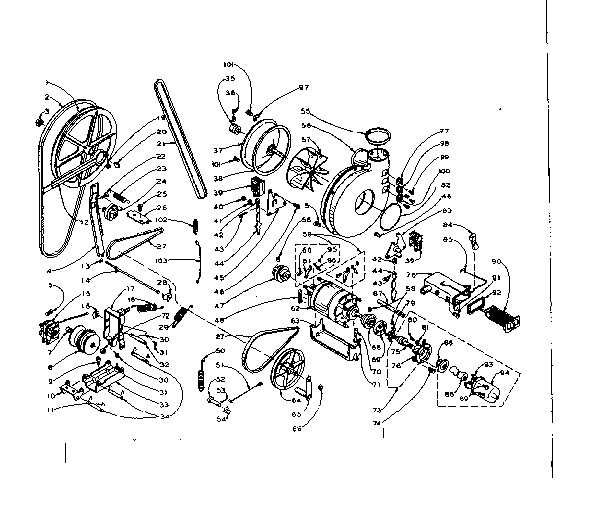 Machine drive