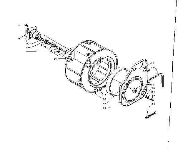 Cylinder and hub