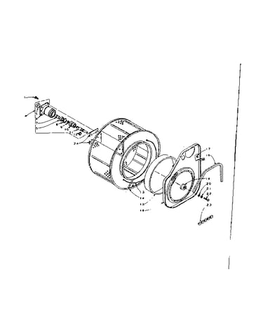 Cylinder and hub