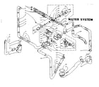 Kenmore 1105810952 water system diagram