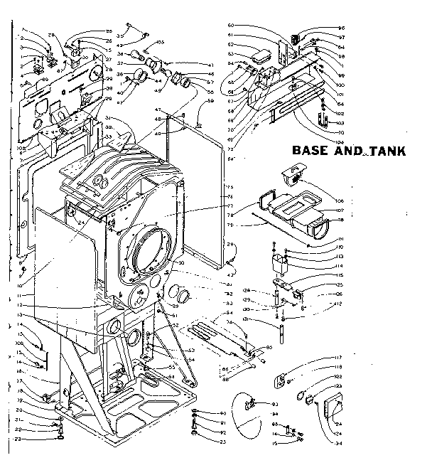 Base and tank