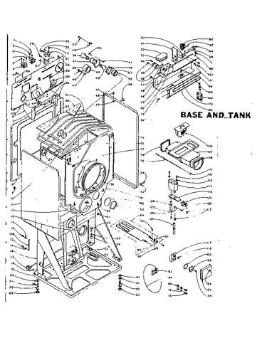 Base and tank
