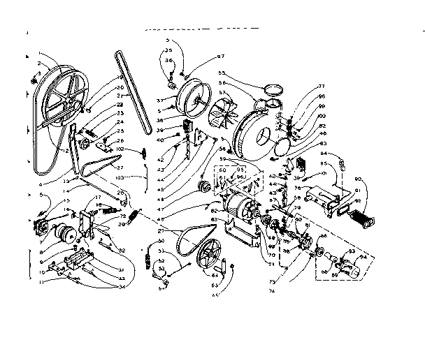 Machine drive