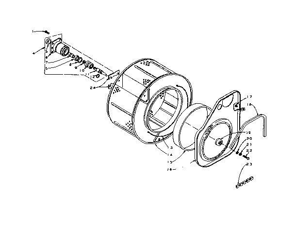 Cylinder and hub