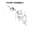 Kenmore 1105815102 filter assembly diagram