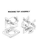 Machine top assembly