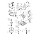Kenmore 1105814552 machine sub-assembly diagram