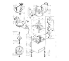 Kenmore 1105815601 machine sub-assembly diagram