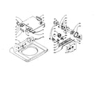 Kenmore 1105815601 machine top assembly diagram