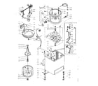 Kenmore 1105815654 machine sub-assembly diagram