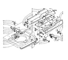 Kenmore 1105814850 machine top assembly diagram