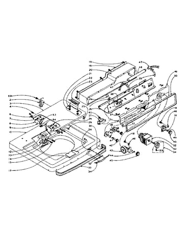 Machine top assembly