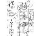Kenmore 1105815851 machine sub-assembly diagram
