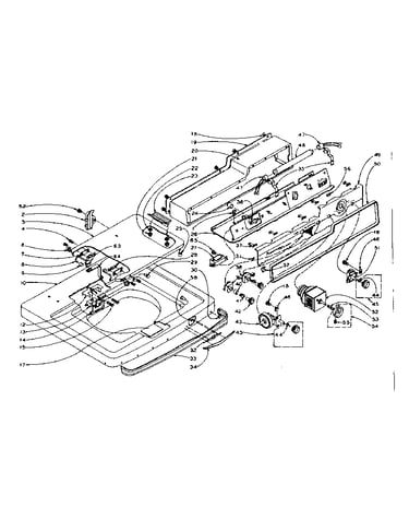 Machine top assembly