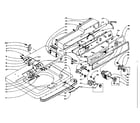 Kenmore 1105815802 machine top assembly diagram