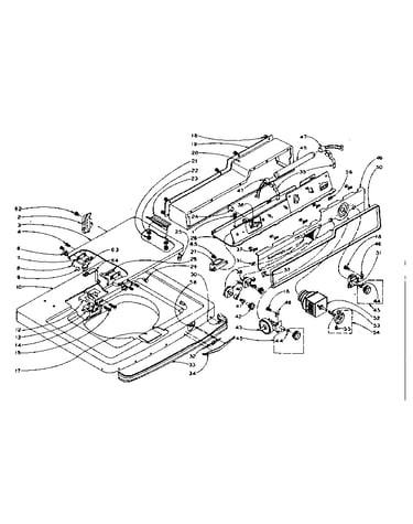 Machine top assembly