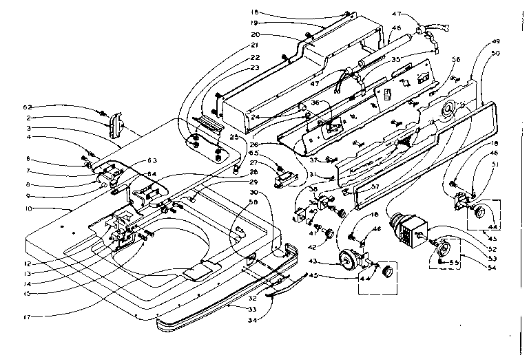 MACHINE TOP ASSEMBLY