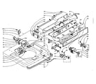 Kenmore 1105814854 machine top assembly diagram