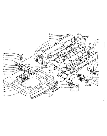 Machine top assembly