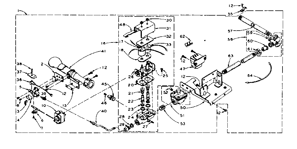 WHITE RODGERS BURNER ASSEMBLY