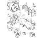 Kenmore 1105817800 base and bulkhead assembly diagram