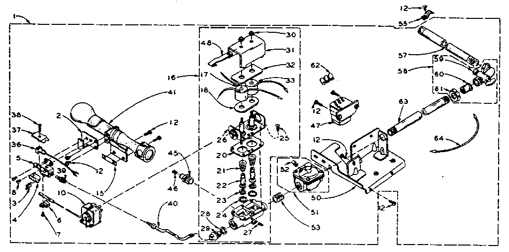 White rodgers burner assembly