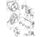 Kenmore 1105818500 base and bulkhead assembly diagram