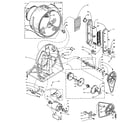 Kenmore 1105818800 base and bulkhead assembly diagram