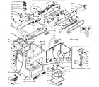 Kenmore 1105818810 machine sub-assembly diagram
