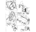 Kenmore 1105818810 base and bulkhead assembly diagram