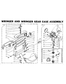 Wringer and wringer gear case assembly