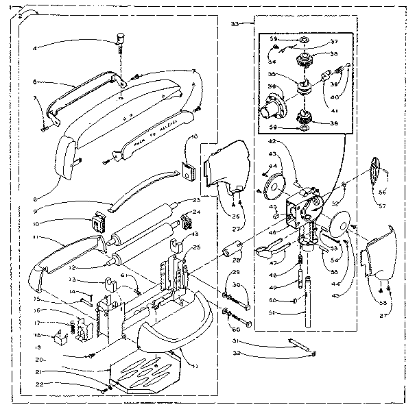 Gear case assembly