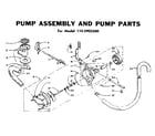 Kenmore 1105902300 pump assembly diagram