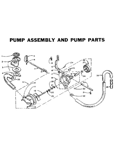 Pump assembly and pump parts