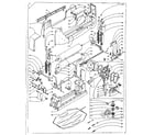 Kenmore 1105902800 wringer and wringer gear case assembly diagram