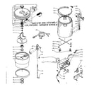 Kenmore 1105902801 machine sub-assembly diagram