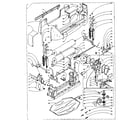 Kenmore 1105902801 wringer and wringer gear case assembly diagram