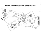 Kenmore 1105902802 pump assembly diagram